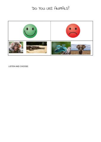 Do you like animals?