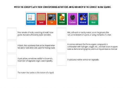 Materials Vocabulary