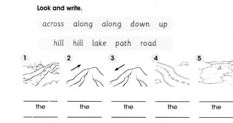 The Nature Trail ( across-along-up-down)