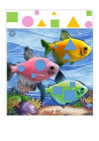 Figuras geométricas en el mar.