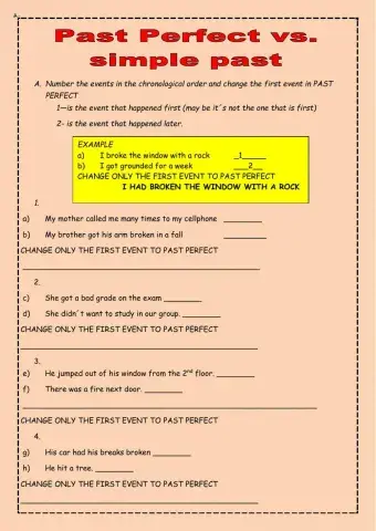 Past perfect vs. simple past