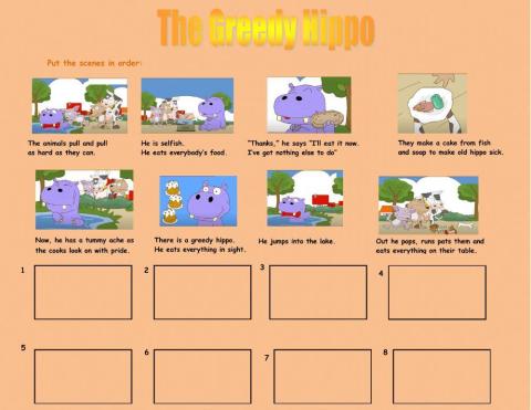 The greedy hippo story