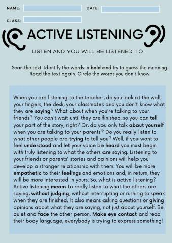 Active Listening