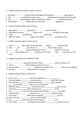 Mixed tenses - Conditionals