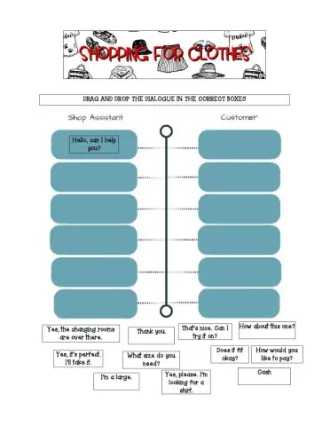 Shopping for clothes