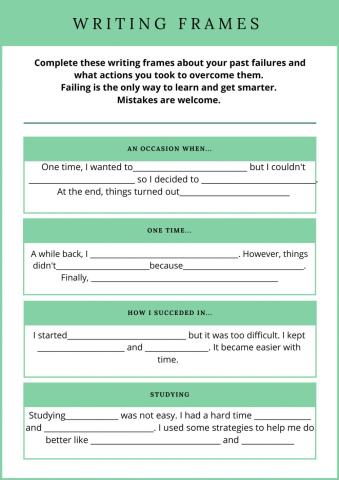 Learning from mistakes