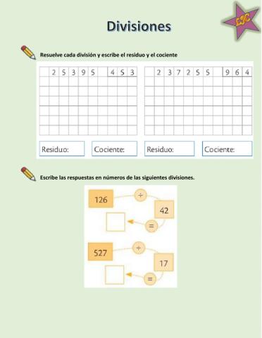 Divisiones