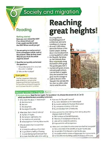 Reading AND Listening Practice