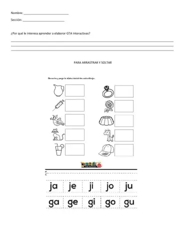 Prueba 1, ficha interactiva