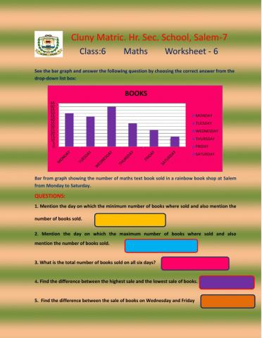 Class 6 Maths Worksheet 6