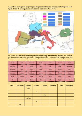 Les llengües romàniques