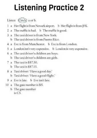 Listening Present Simple