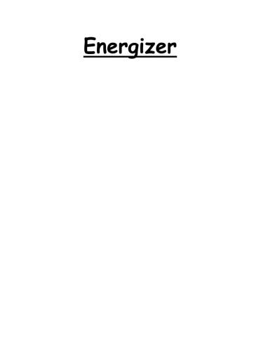 Music & Energizer