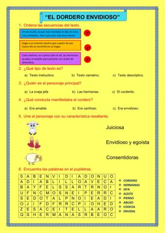 El cordero envidioso