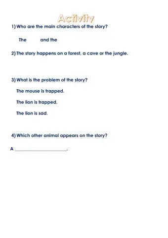 The lion and the mouse