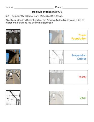 Brooklyn Bridge: Identify B