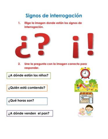 Signos de interrogación