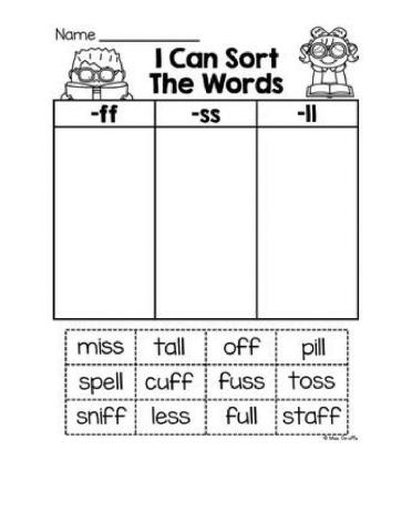 Phonic worksheet
