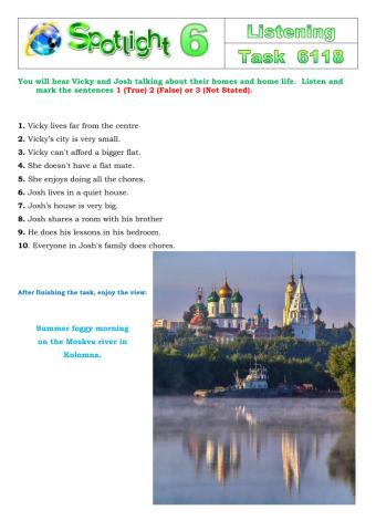 Spotlight 6 Task 6118