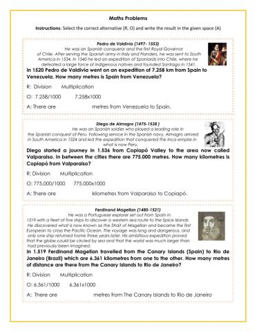 Conversion Maths Problems