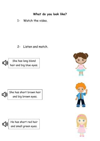 What do you look like?