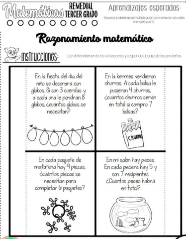 Problemas de multiplicaciones