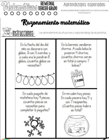 Problemas de multiplicaciones