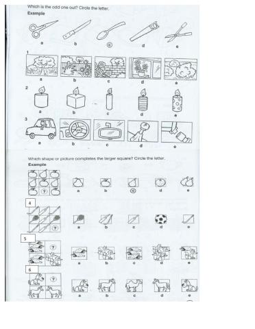 Non Verbal Reasoning