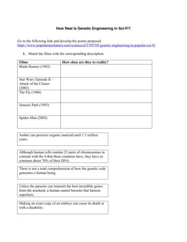 How Real Is Genetic Engineering in Sci-Fi?