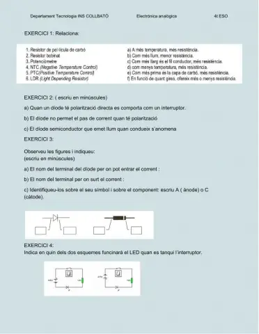 Fitxa 3 Electrònica analògica 3