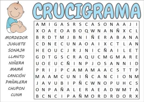 Sopa de Letras Baby Shower