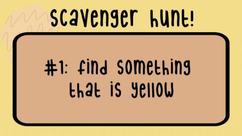 Scavenger Hunt 6 itmes