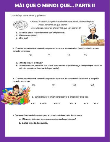 Más que o menos que ... parte II