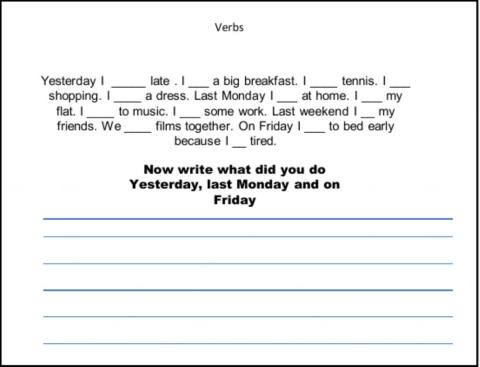 What did you do yeasterday