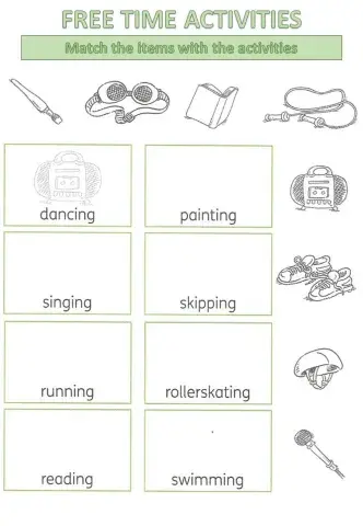 Free Time activities and sports