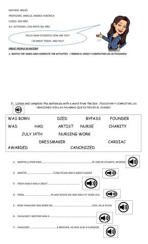 Great people in history