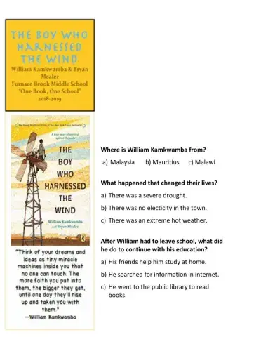 The Boy who Harnessed the Wind
