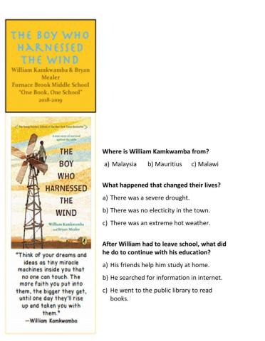 The Boy who Harnessed the Wind