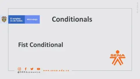 First conditional: Videos presentation