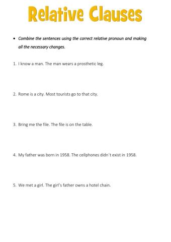 Relative clause