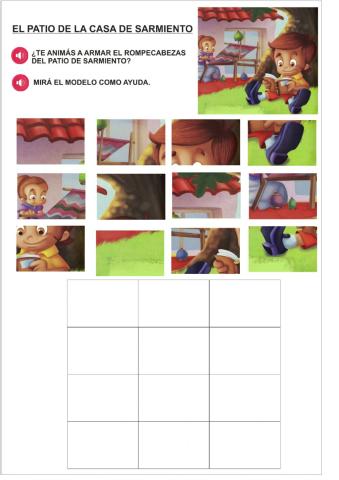 Rompecabezas el patio de sarmiento