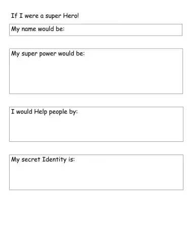 If I were a superhero