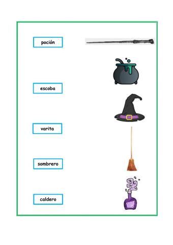 Objetos para una bruja