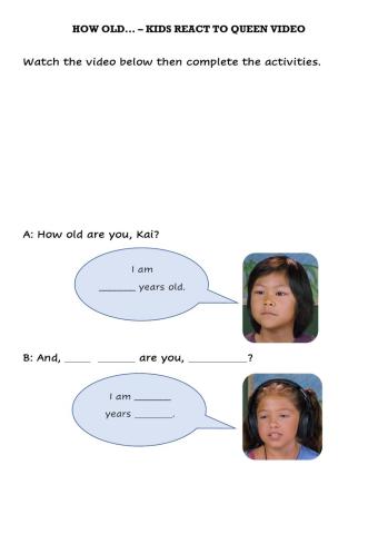 How old - Kids react to Queen - Video