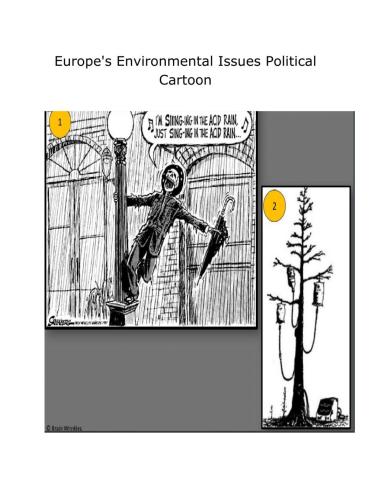 Europe Environmental Issues Political Cartoon