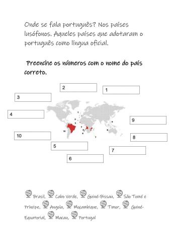 Os países lusófonos