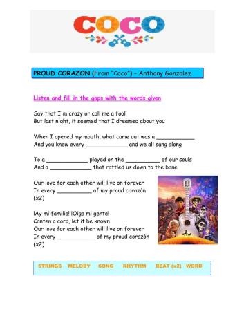 Song Proud Corazon Coco Film