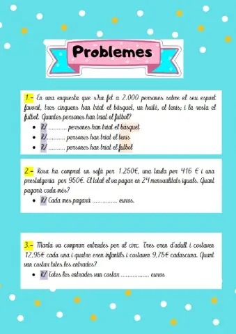 Problemes