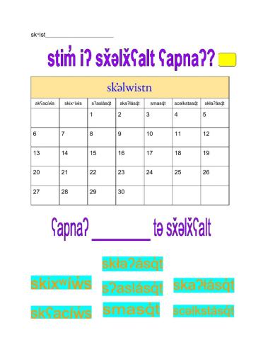 Okanagan Calendar - September