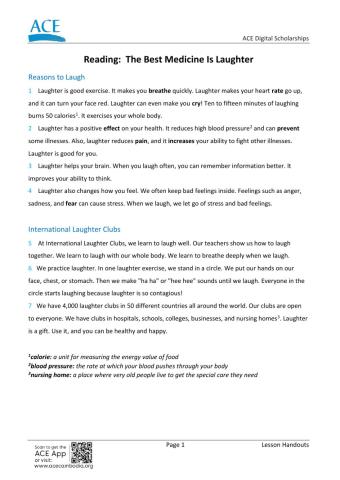 ADS Week 10 - Reading Comprehension